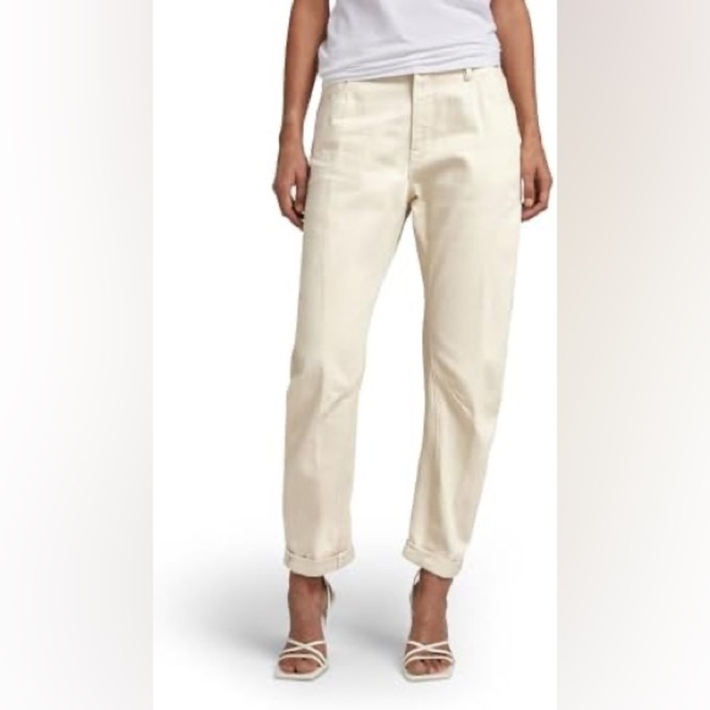 NWT G-STAR Arc 3D Boyfriend Jeans, Ecru